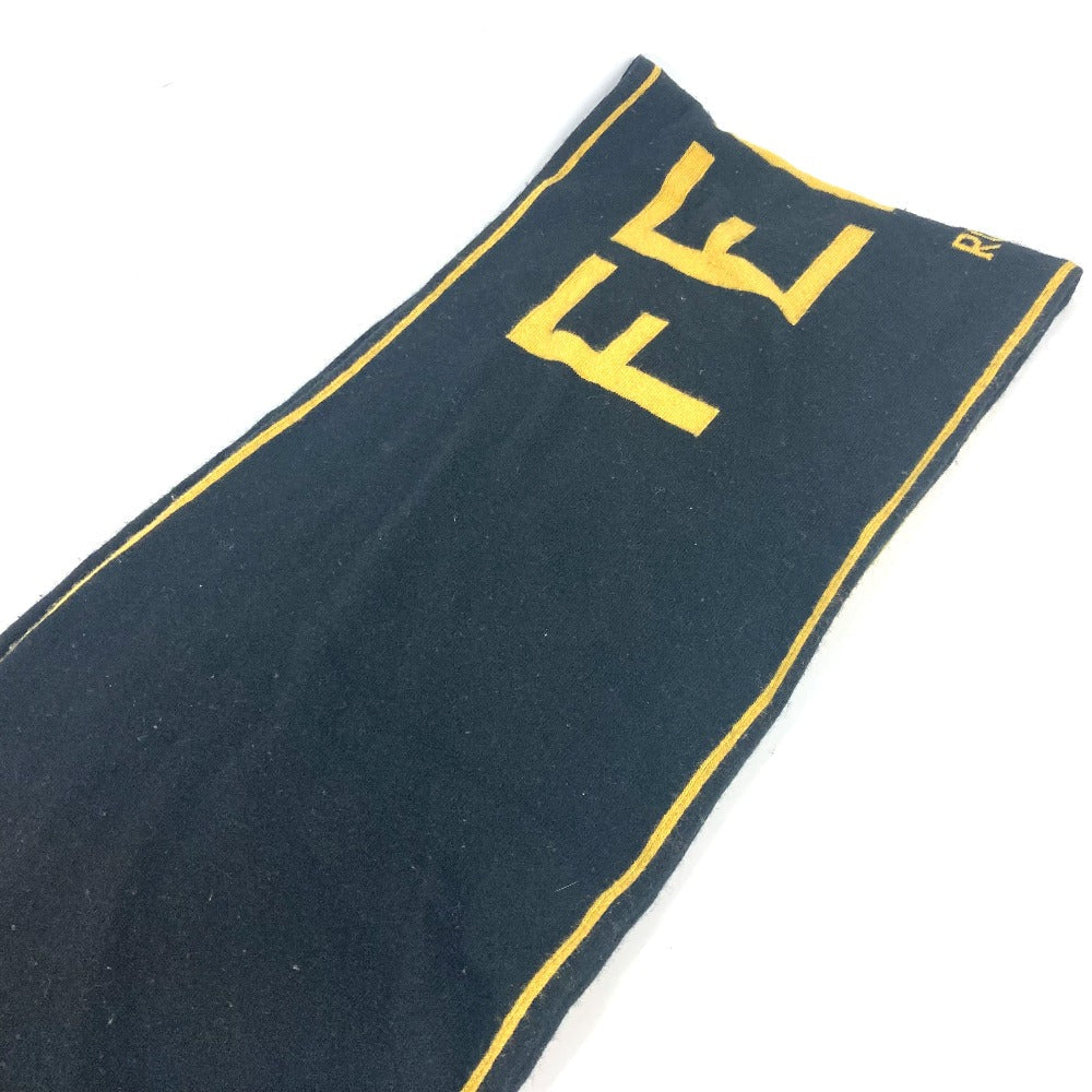 FENDI Scarf wool black logo