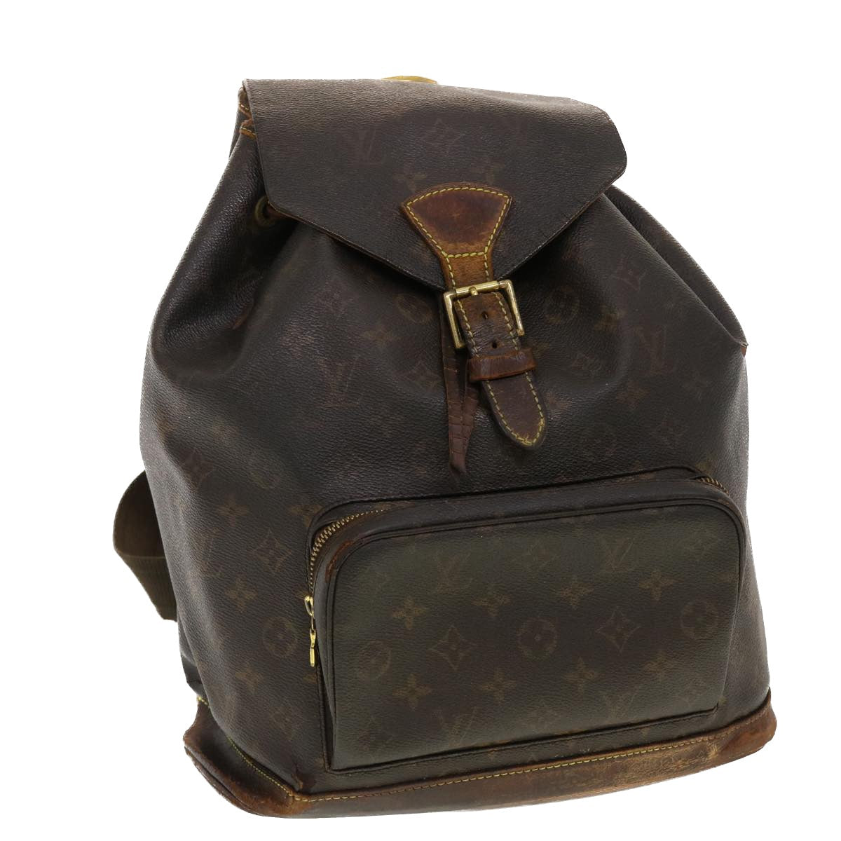 LOUIS VUITTON Monogram Montsouris GM Backpack M51135 LV 40143