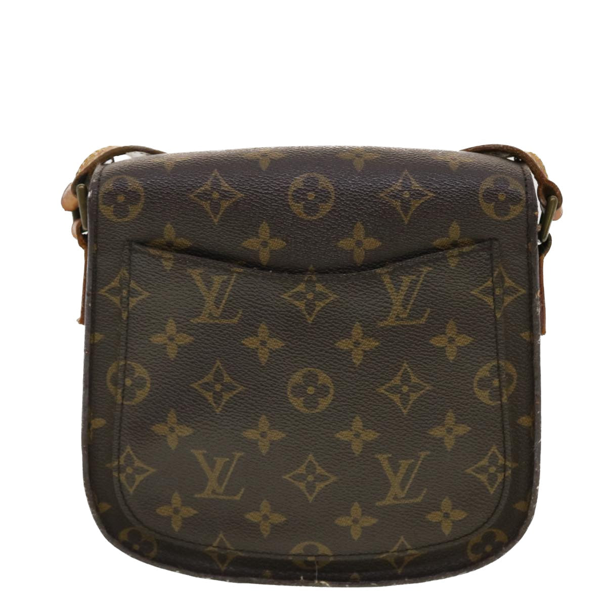 LOUIS VUITTON Monogram Saint Cloud MM Shoulder Bag M51243 LV 40144