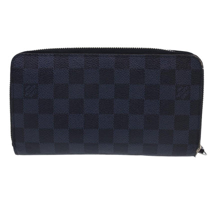 LOUIS VUITTON Damier Cobalt Zippy Organizer Long Wallet N64014 LV 40152