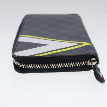 LOUIS VUITTON Damier Cobalt Zippy Organizer Long Wallet N64014 LV 40152