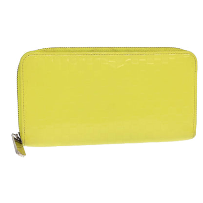 LOUIS VUITTON Damier Facet Zippy Wallet Long Wallet Yellow M94401 LV 40171