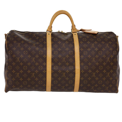 LOUIS VUITTON Monogram Keepall Bandouliere 60 Boston Bag M41412 LV 40187