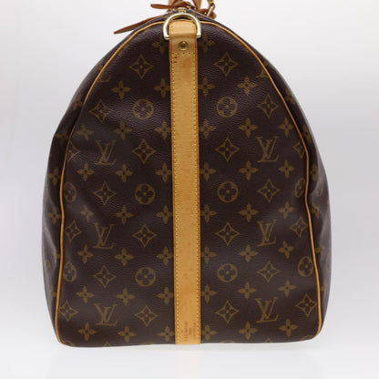 LOUIS VUITTON Monogram Keepall Bandouliere 60 Boston Bag M41412 LV 40187