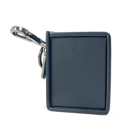 FENDI key ring 7AR894 leather black Mini box MINIBOX Women