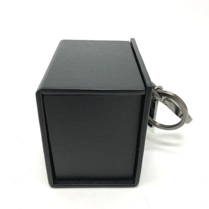 FENDI key ring 7AR894 leather black logo/accessories mini box Women
