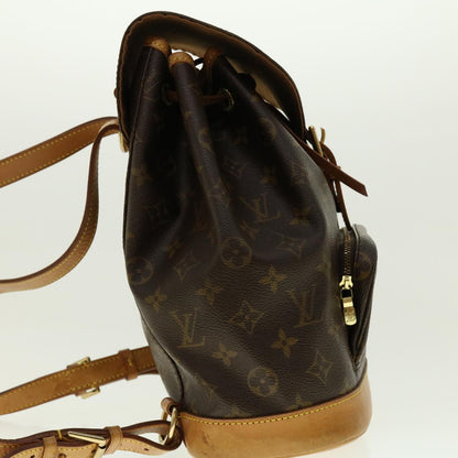 LOUIS VUITTON Monogram Montsouris MM Backpack M51136 LV 40233