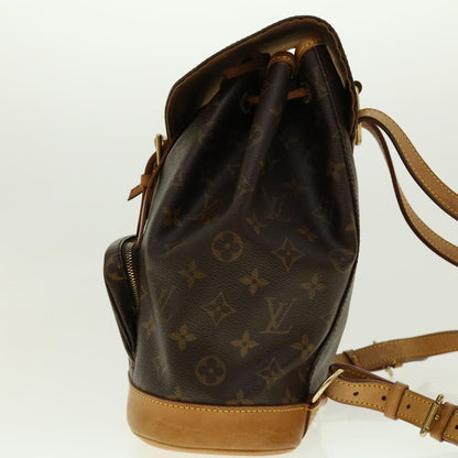 LOUIS VUITTON Monogram Montsouris MM Backpack M51136 LV 40233