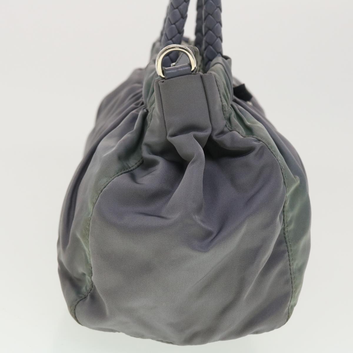 Prada Hand Bag Nylon 2way Gray  40251