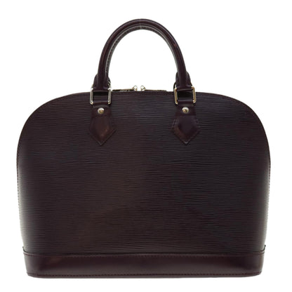 LOUIS VUITTON Epi Alma Hand Bag Purple Cassis M5280K LV 40259