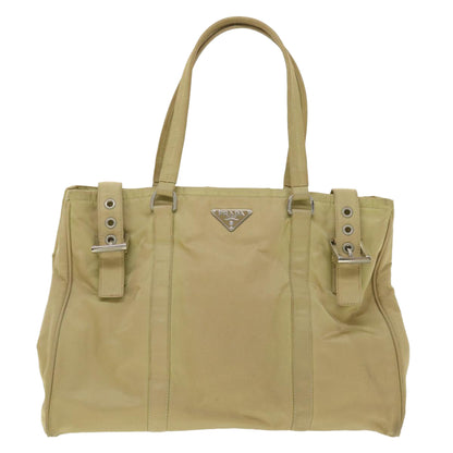 Prada Shoulder Bag Nylon Khaki  40277