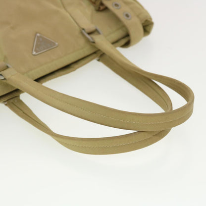 Prada Shoulder Bag Nylon Khaki  40277