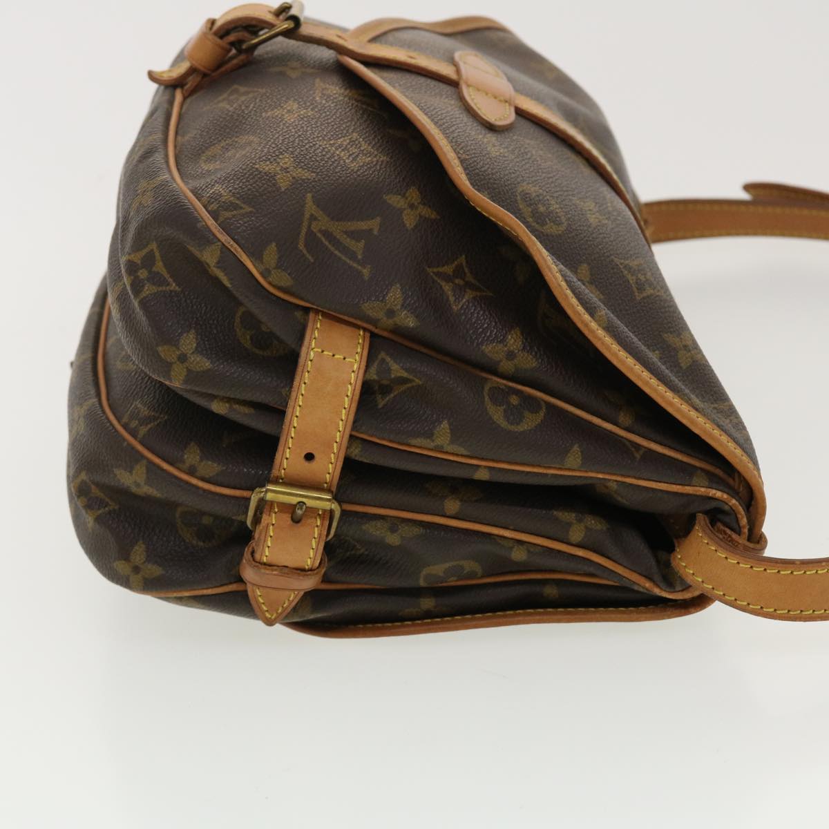 LOUIS VUITTON Monogram Saumur 30 Shoulder Bag M42256 LV 40300