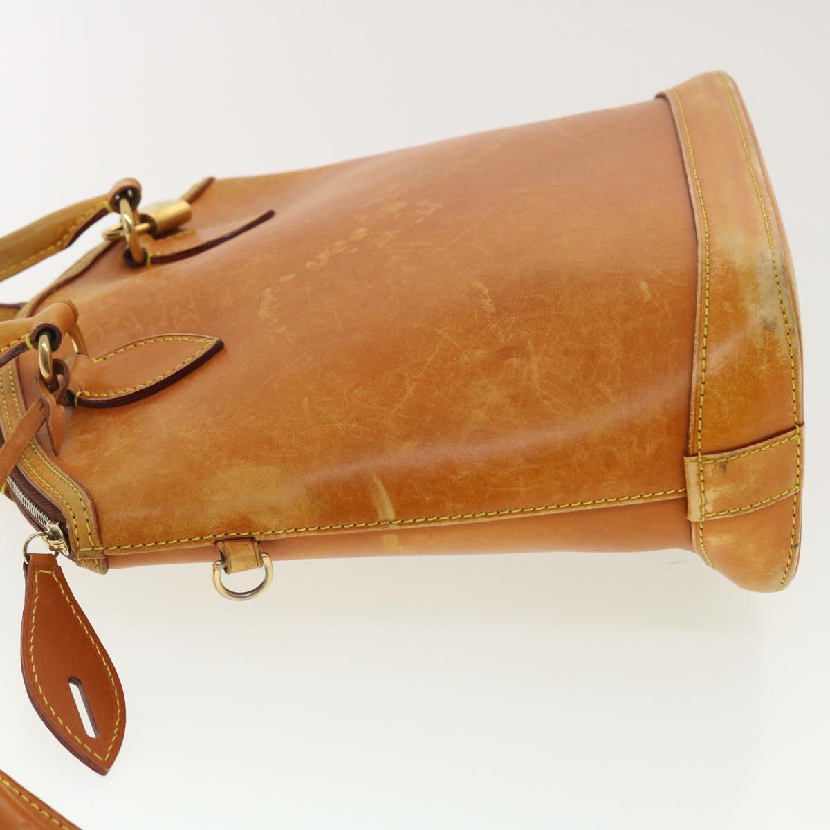 LOUIS VUITTON Nomad Leather Lockit Hand Bag Brown M85388 LV 40311