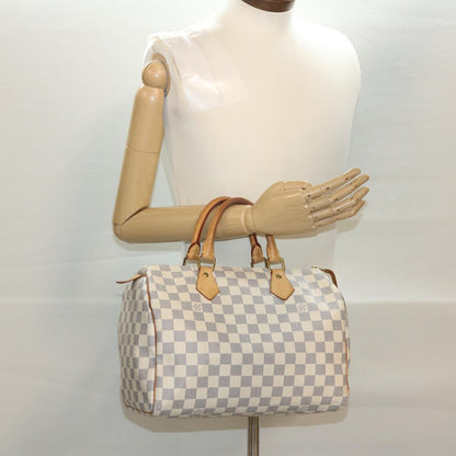 LOUIS VUITTON Damier Azur Speedy 30 Hand Bag N41533 LV 40313