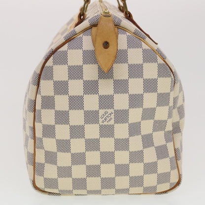 LOUIS VUITTON Damier Azur Speedy 30 Hand Bag N41533 LV 40313