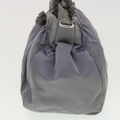 Prada Hand Bag Nylon Gray  40329