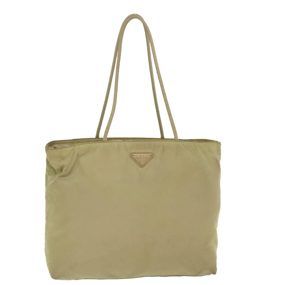 Prada Shoulder Bag Nylon Khaki  40350