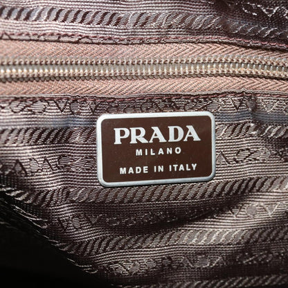 Prada Shoulder Bag Nylon Khaki  40350