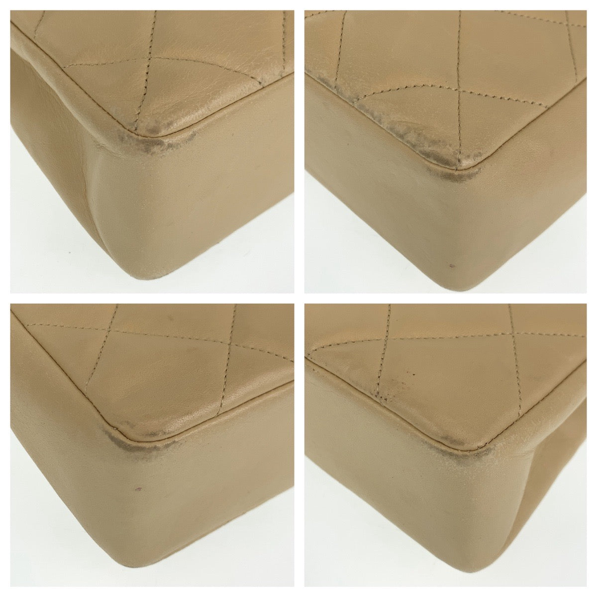 Chanel Vintage Lambskin Matelasse Turnlock Crossbody