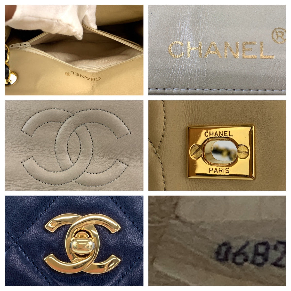 Chanel Vintage Lambskin Matelasse Turnlock Crossbody