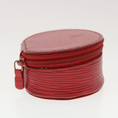 LOUIS VUITTON Epi Ecrin Bijoux 8 Jewelry Box Red M48227 LV 40399