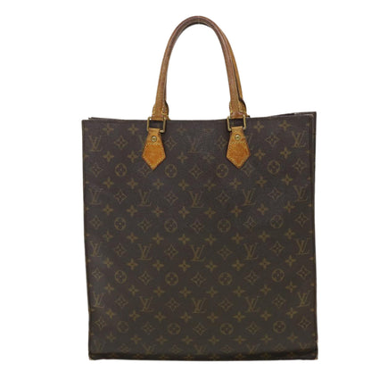 LOUIS VUITTON Monogram Sac Plat Hand Bag M51140 LV 40401