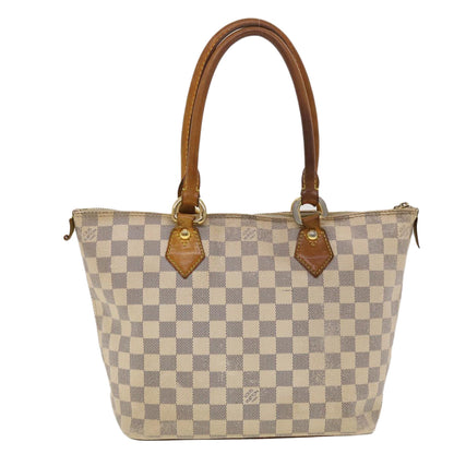 LOUIS VUITTON Damier Azur Saleya PM Tote Bag N51186 LV 40418