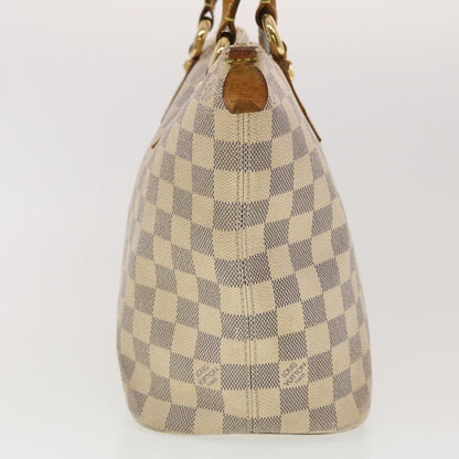 LOUIS VUITTON Damier Azur Saleya PM Tote Bag N51186 LV 40418