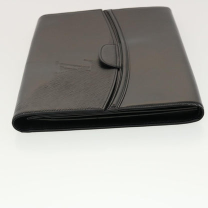 LOUIS VUITTON Opera line Aegean Clutch Bag Leather Black M63962 LV 40428