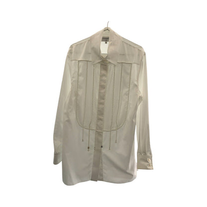 Chanel Coco Mark Sequin Pearl Polyester Shirt