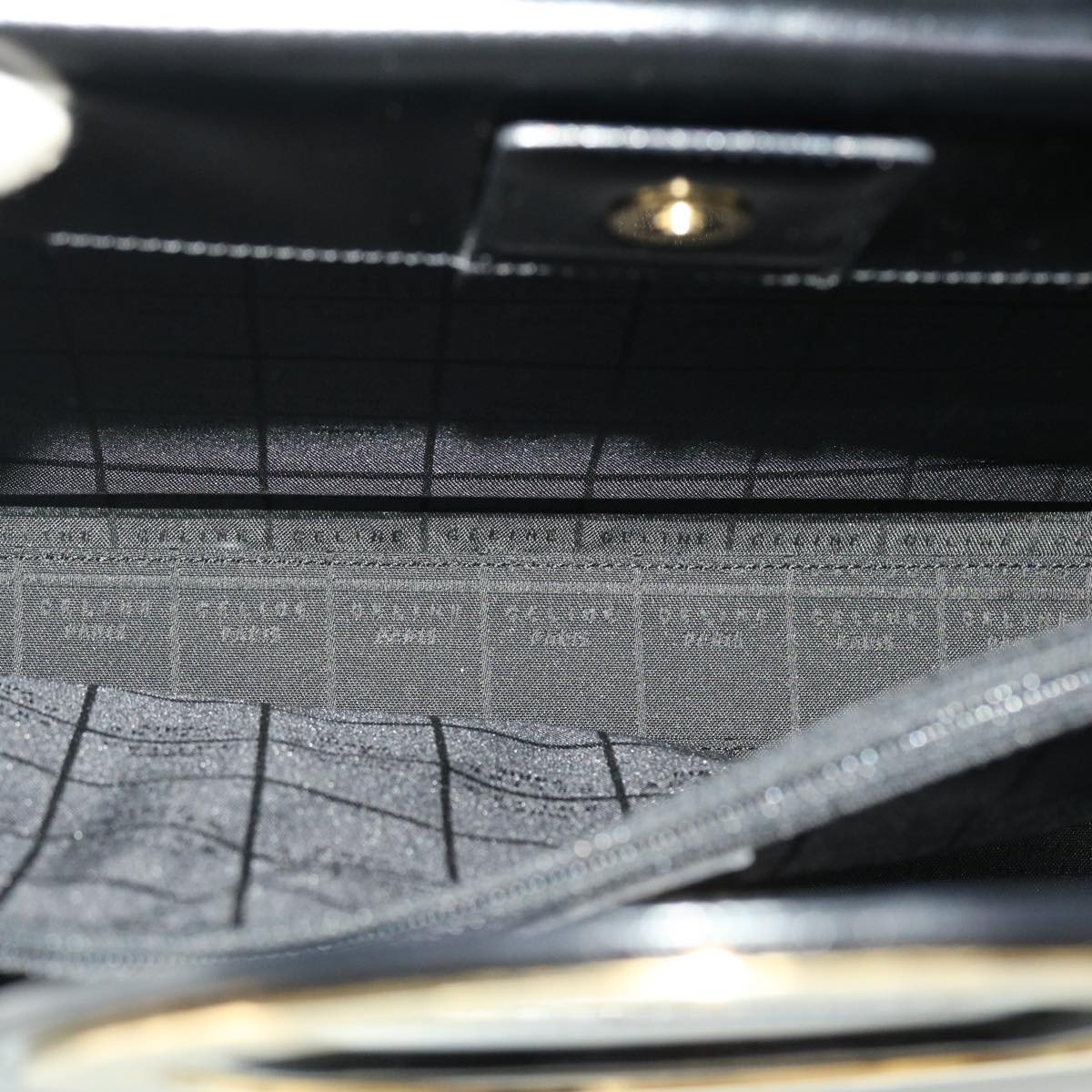 Celine Hand Bag Leather 2way Black  40458A