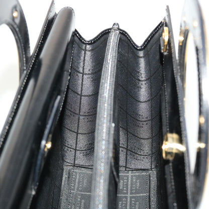 Celine Hand Bag Leather 2way Black  40458A
