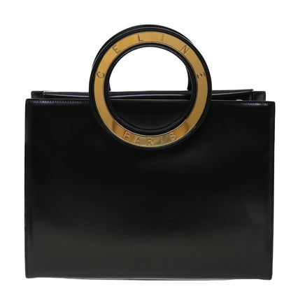 Celine Hand Bag Leather 2way Black  40458A