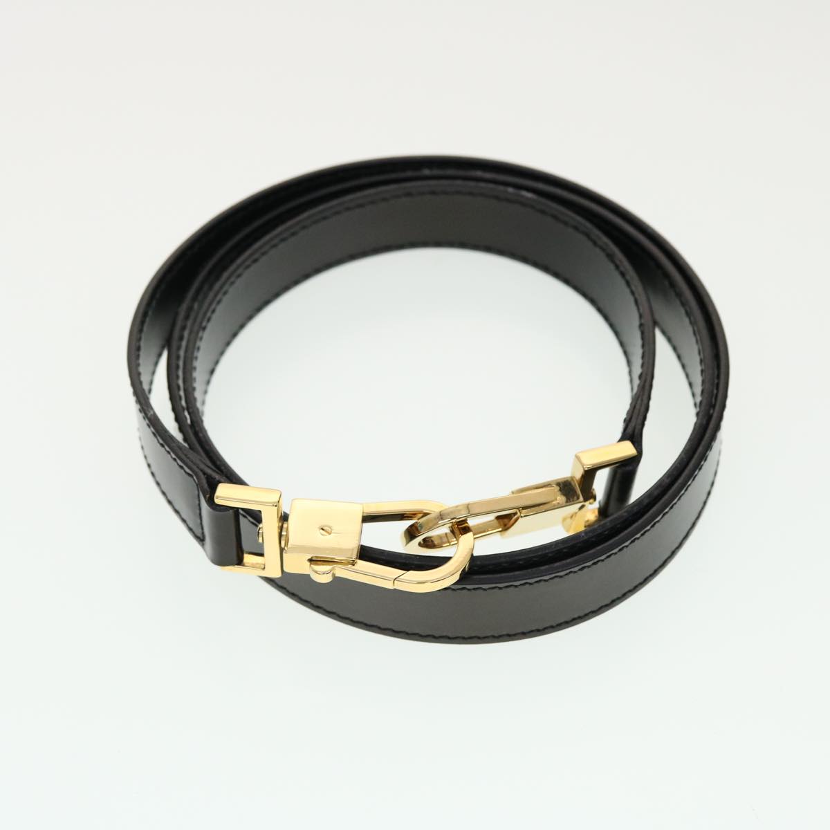 Celine Hand Bag Leather 2way Black  40458A