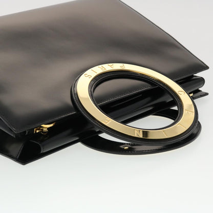 Celine Hand Bag Leather 2way Black  40458A