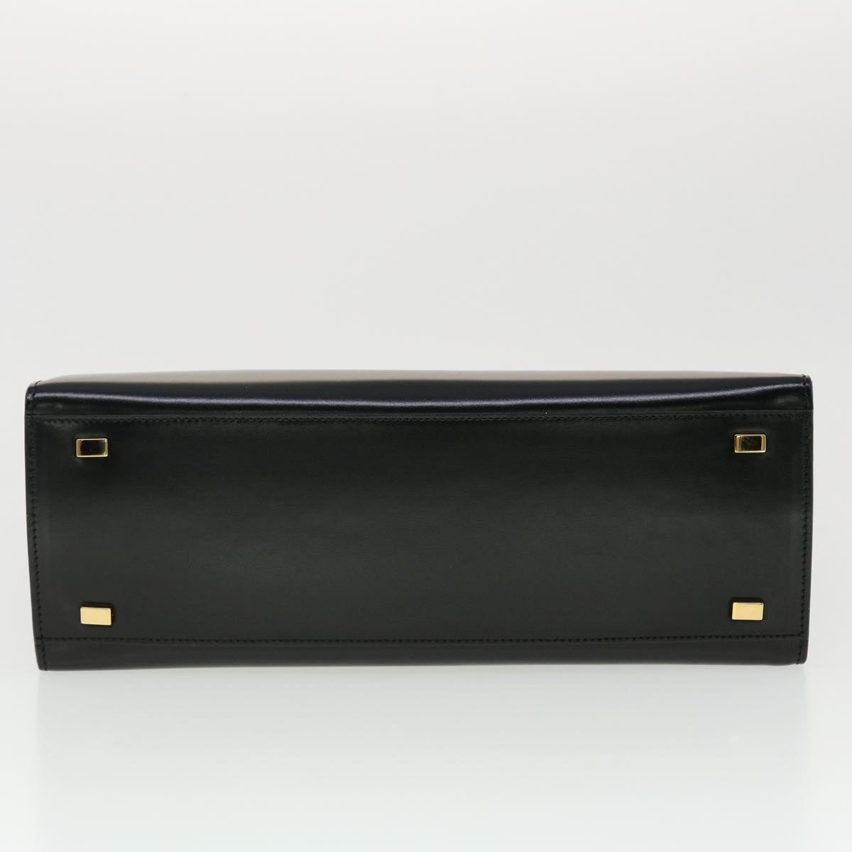 Celine Hand Bag Leather 2way Black  40458A