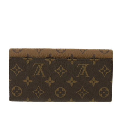 LOUIS VUITTON Monogram Reverse Portefeuille Emily Long Wallet M82157 40459A