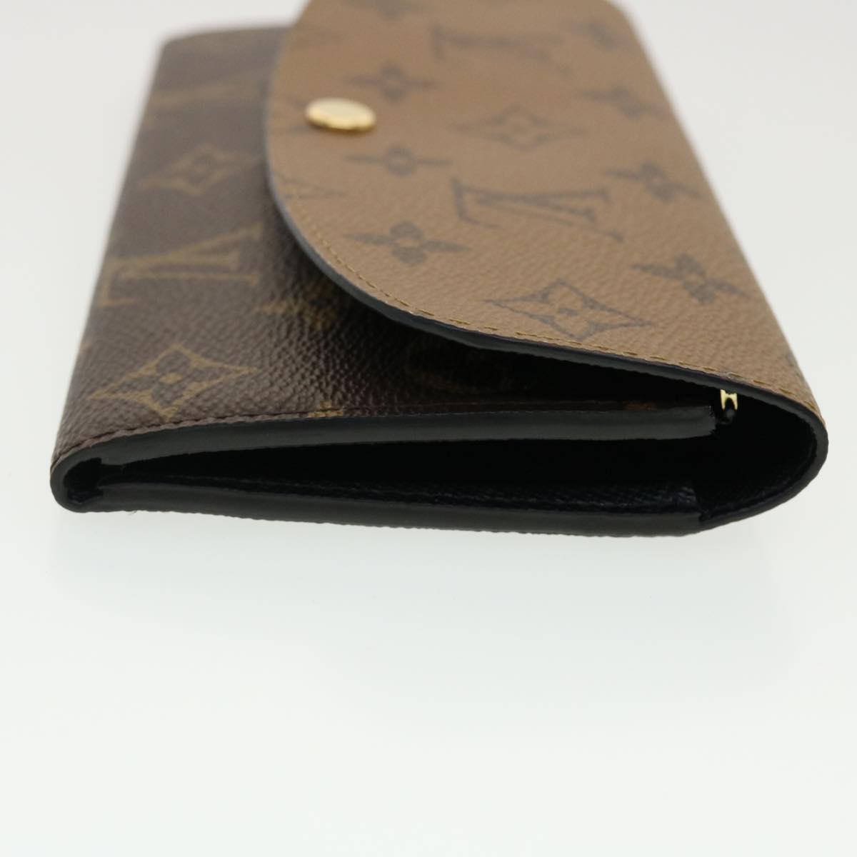 LOUIS VUITTON Monogram Reverse Portefeuille Emily Long Wallet M82157 40459A