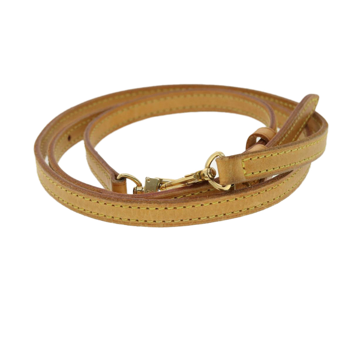 LOUIS VUITTON Shoulder Strap Leather 37""-44.1"" Beige LV 40461