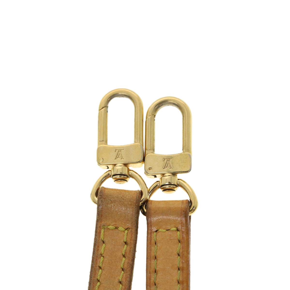 LOUIS VUITTON Shoulder Strap Leather 37""-44.1"" Beige LV 40461