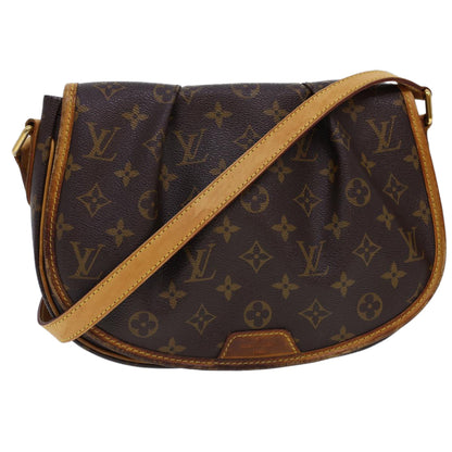 LOUIS VUITTON Monogram Menilmontant PM Shoulder Bag M40474 LV 40480