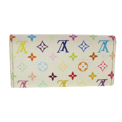 LOUIS VUITTON Monogram Multicolor Multi Cles 4 Key Case White M60043 40493