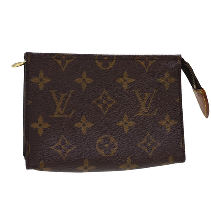 LOUIS VUITTON Monogram Poche Toilette 15 Pouch M47546 LV 40511