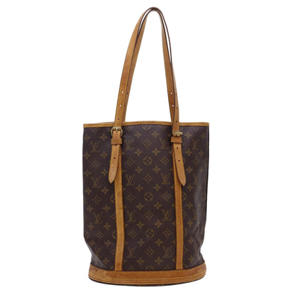 LOUIS VUITTON Monogram Bucket GM Shoulder Bag M42236 LV 40522