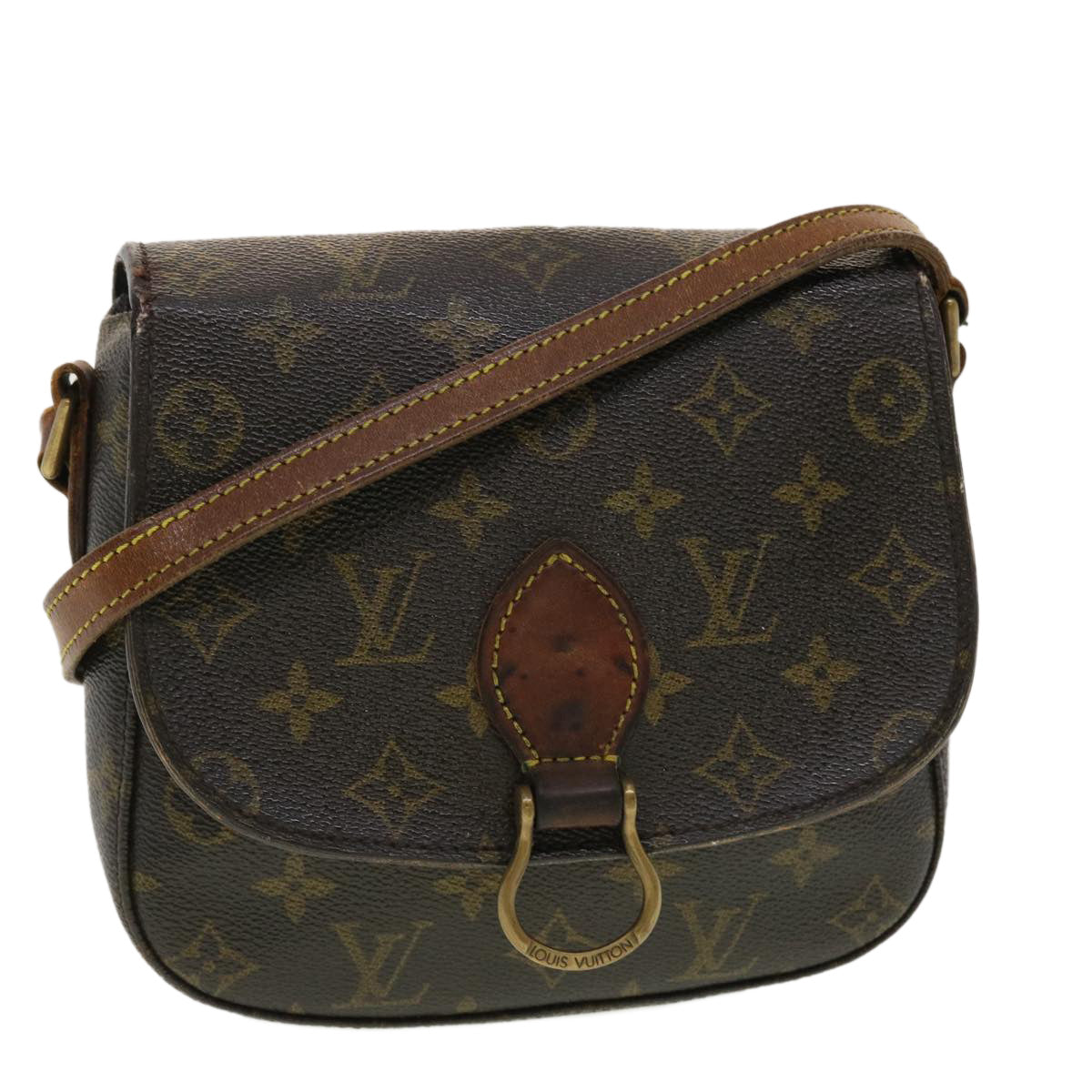 LOUIS VUITTON Monogram Saint Cloud PM Shoulder Bag M51244 LV 40563