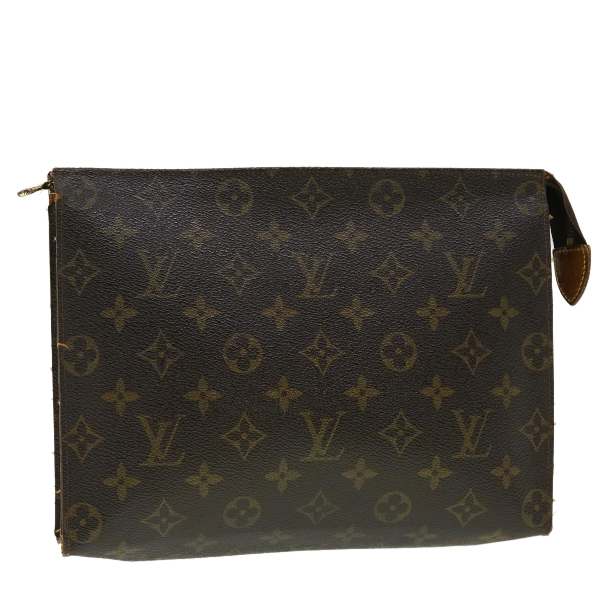 LOUIS VUITTON Monogram Poche Toilette 26 Pouch M47542 LV Auth 40575