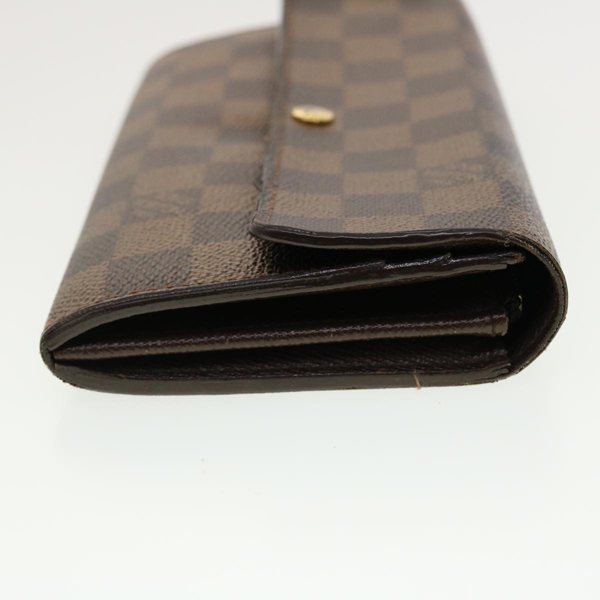 LOUIS VUITTON Damier Ebene Portefeuille Sarah Long Wallet N61734 LV 40580