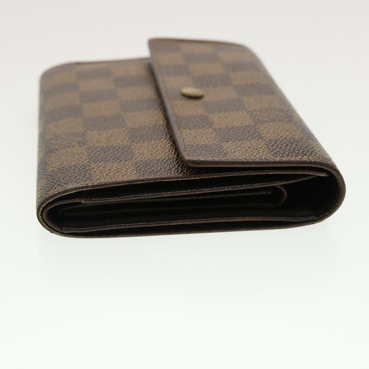 LOUIS VUITTON Damier Ebene Porte Tresor Etui Papie Wallet N61202 LV 40582