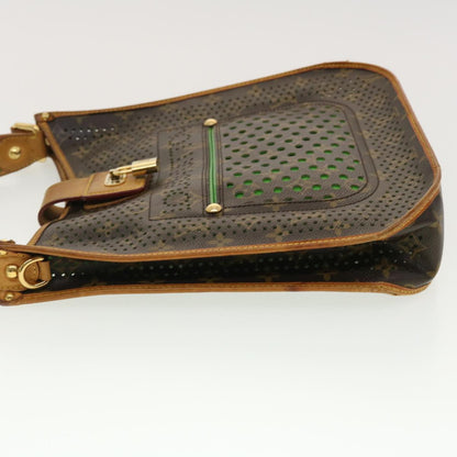 LOUIS VUITTON Monogram Perfo Musette Shoulder Bag Green M95173 LV 40621